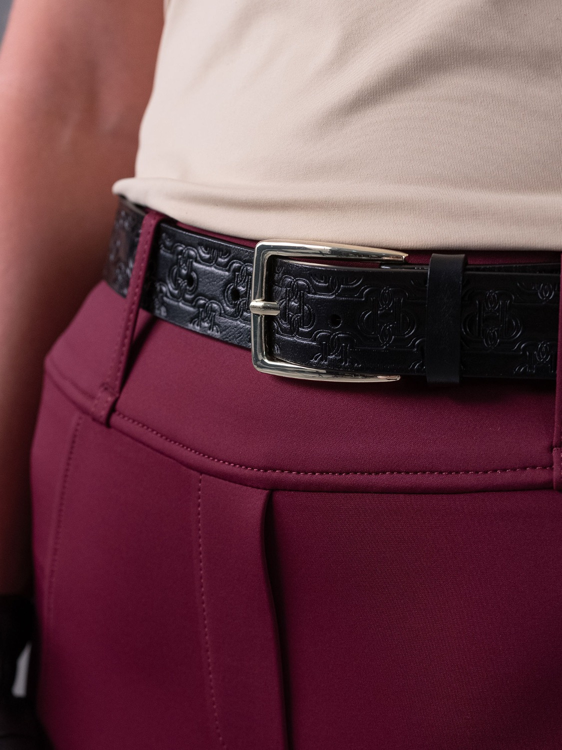 PS Of Sweden FW'24 Belt Monogram Leather