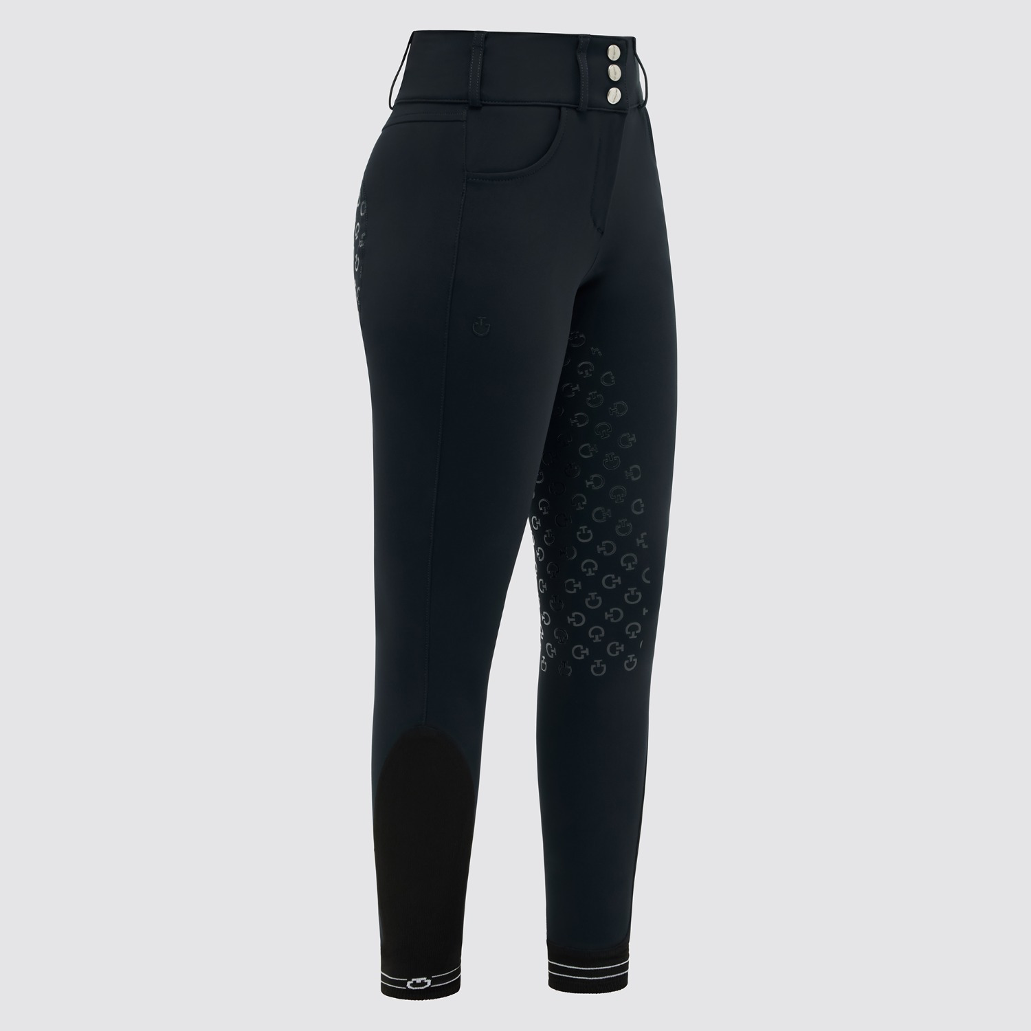 Cavalleria Toscana Women's High Waist Silicone Full Seat Breeches