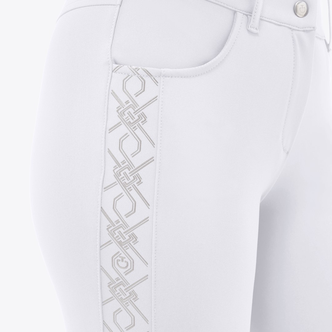 Cavalleria Toscana FW'23 CT Argyle Print Knie Grip Rijbroek Dames