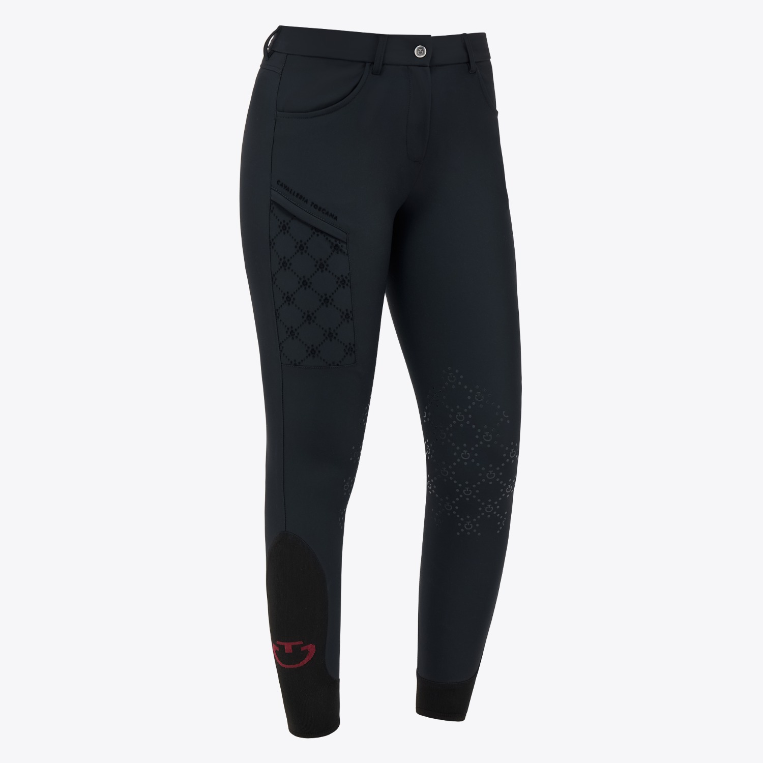 Cavalleria Toscana FW'23 CT Mini Orbit Flock Knie Grip Rijbroek Dames