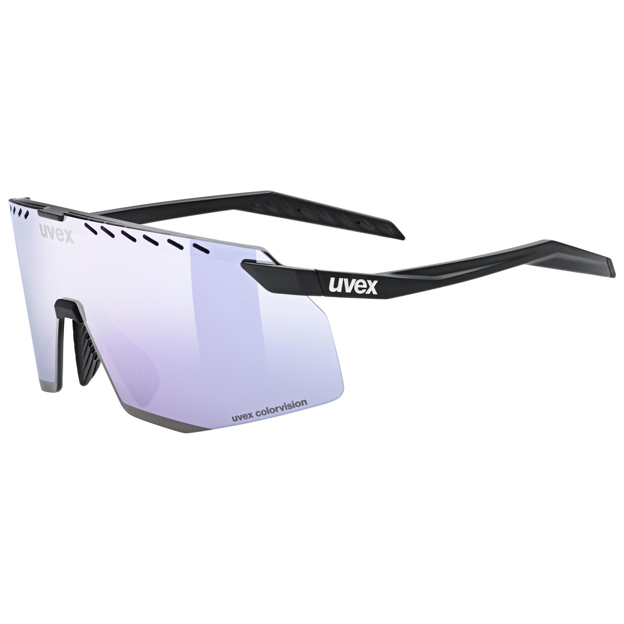 Uvex Pace Stage CV Zwart Mat / Spiegel Roze