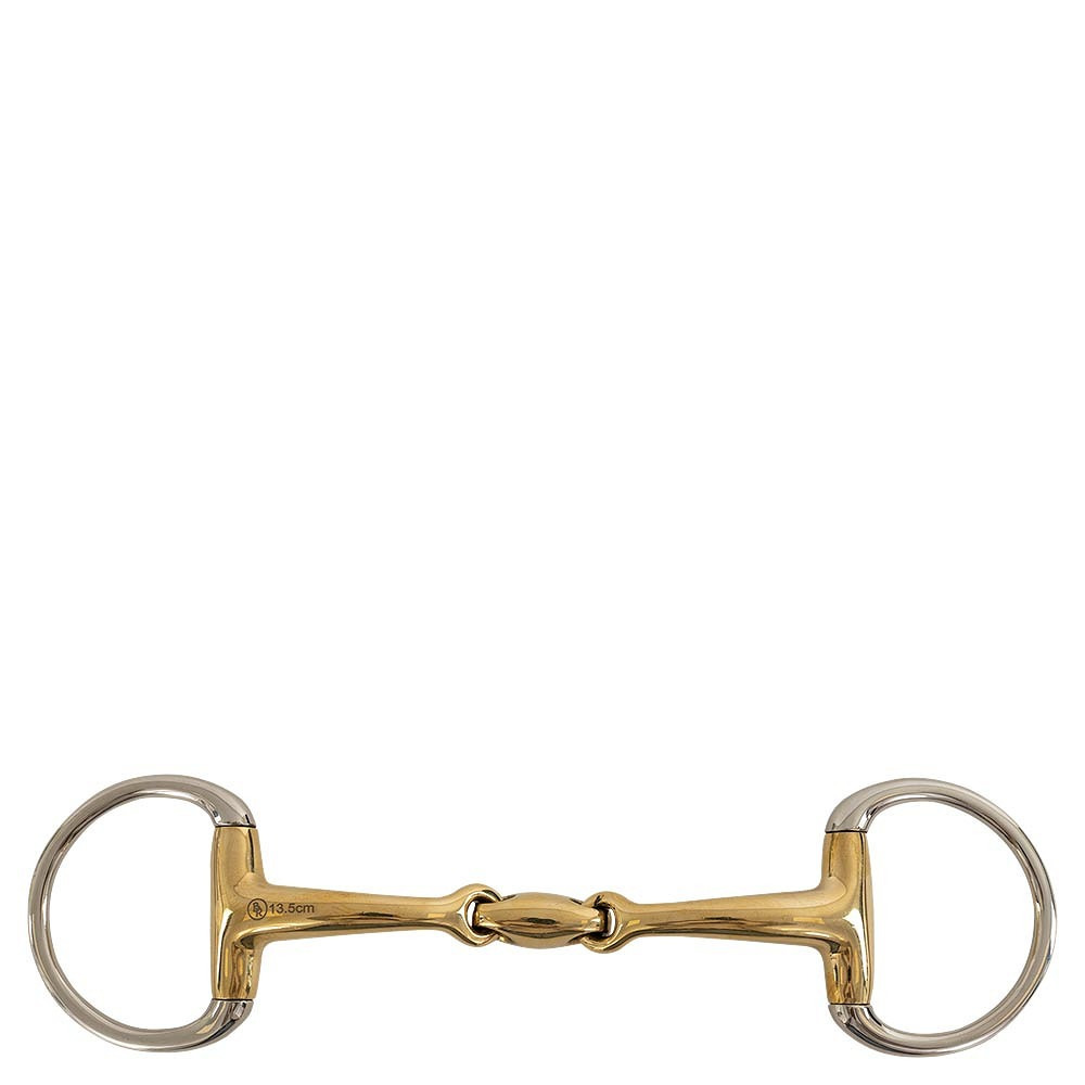 BR Soft Contact Eggbutt Snaffle 14mm Double-Jointed Curved magic
