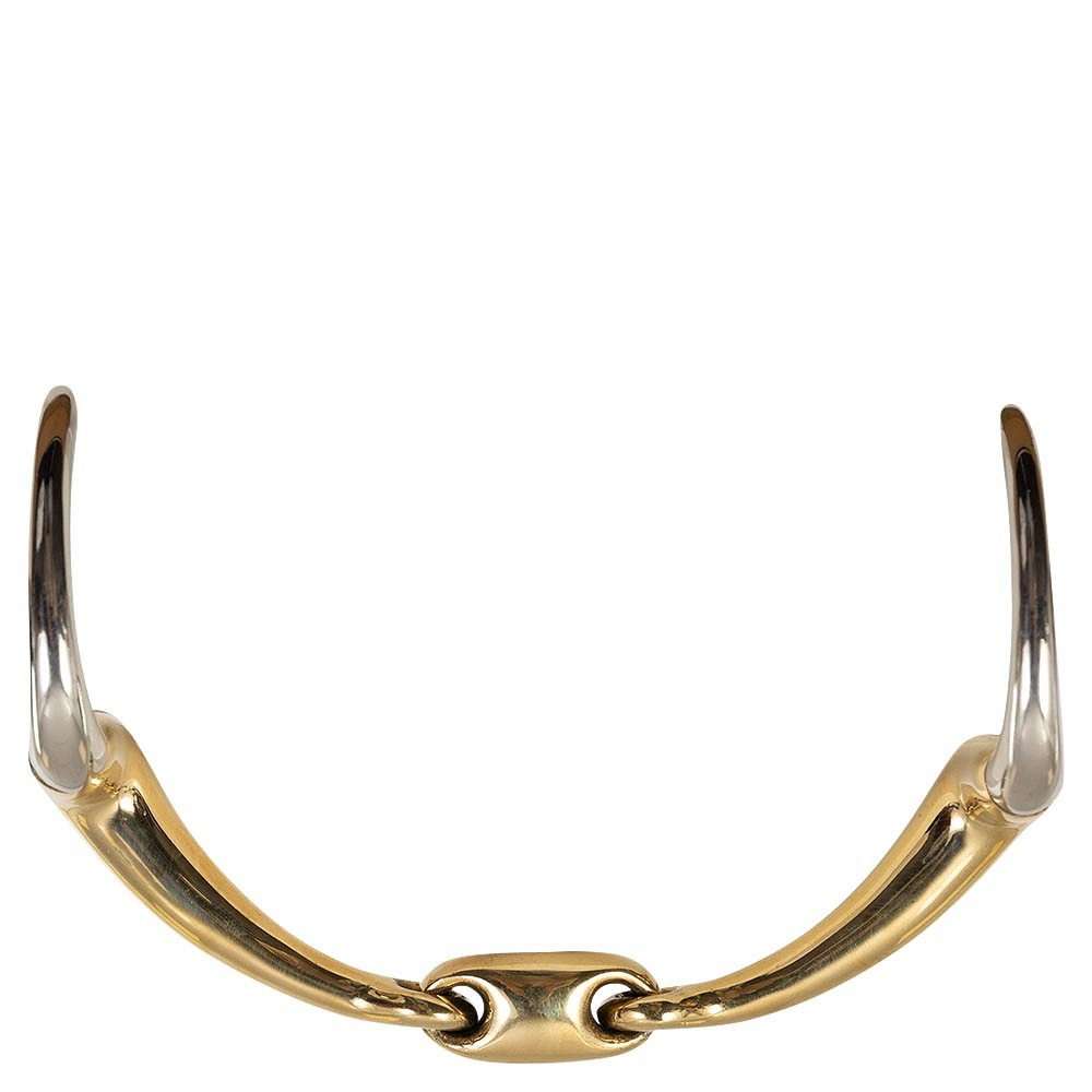 BR Soft Contact Eggbutt Snaffle 14mm Double-Jointed Curved magic