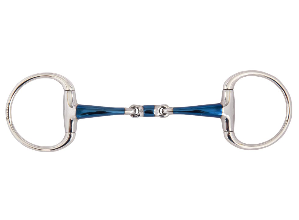 BR Sweet Iron Magic System double-jointed eggbutt snaffle 14 mm
