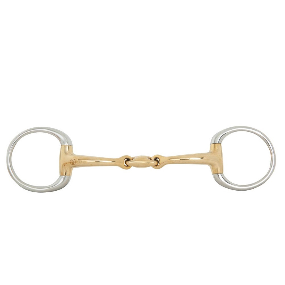 BR Double Jointed Eggbutt Bradoon Soft Contact 12 mm Ø 50 mm