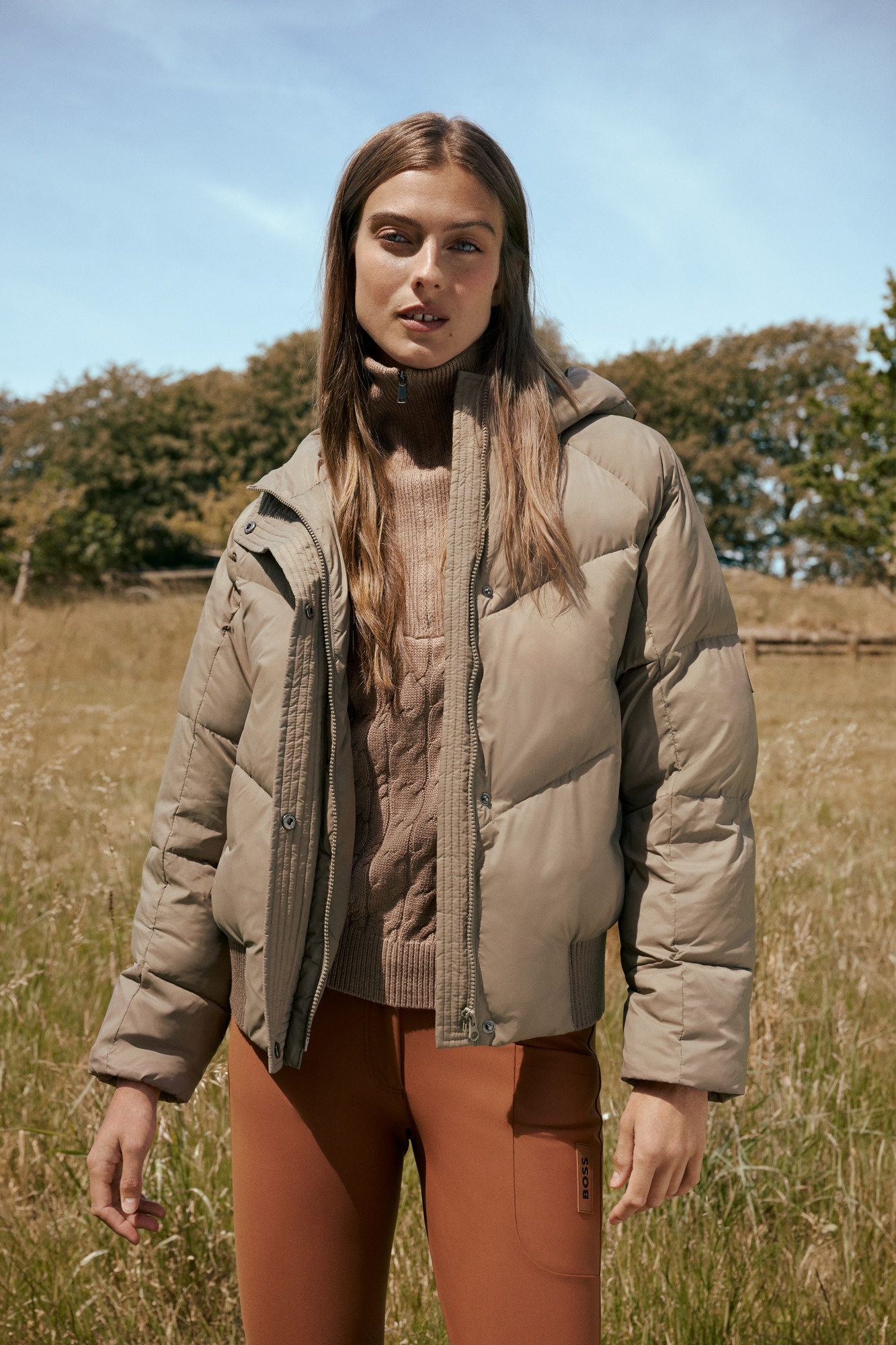 BOSS Equestrian FW26 High-Waist-Reithose Hannah mit Kniegrip