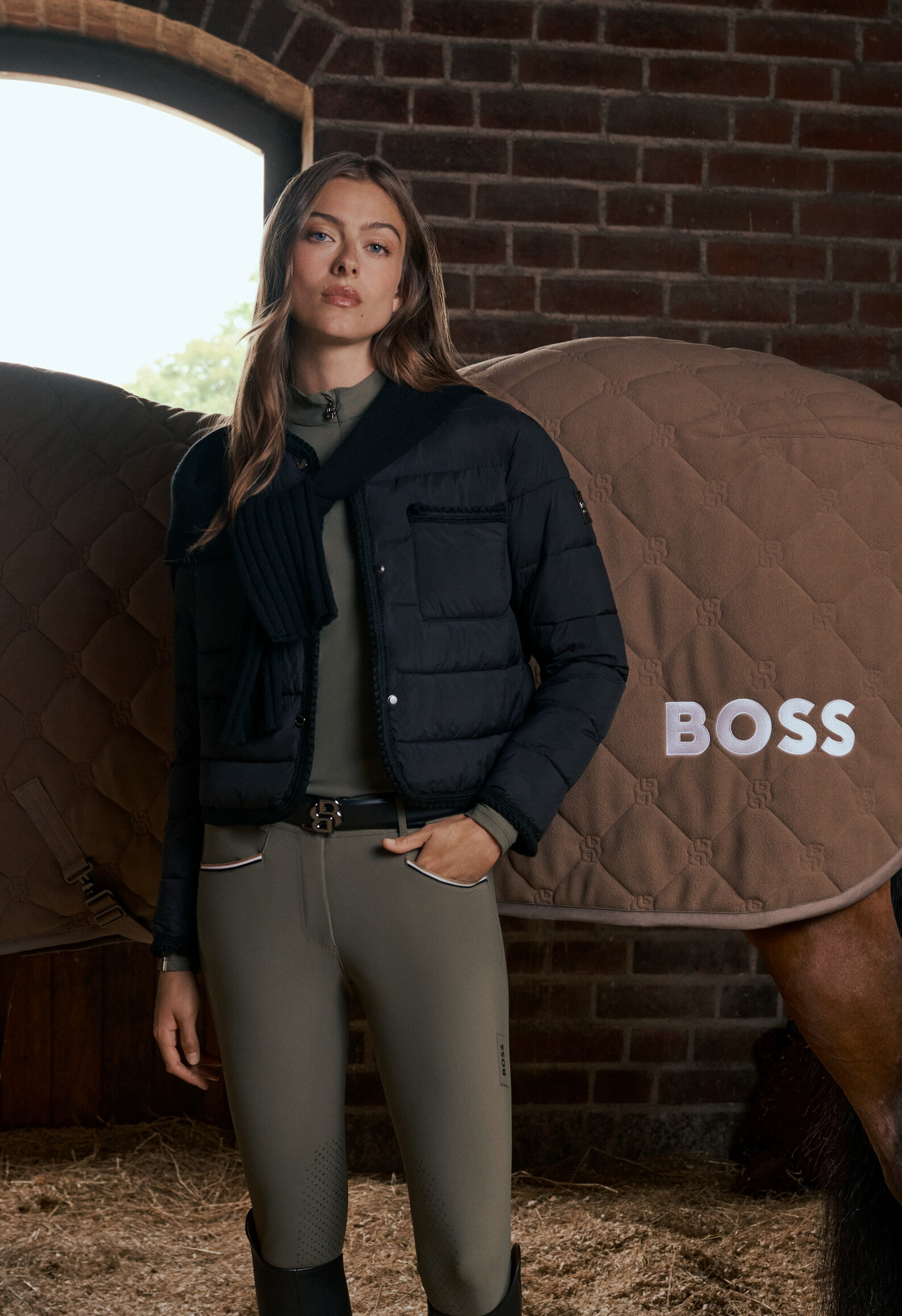 BOSS Equestrian FW26 Petite Pufferjacke Nora