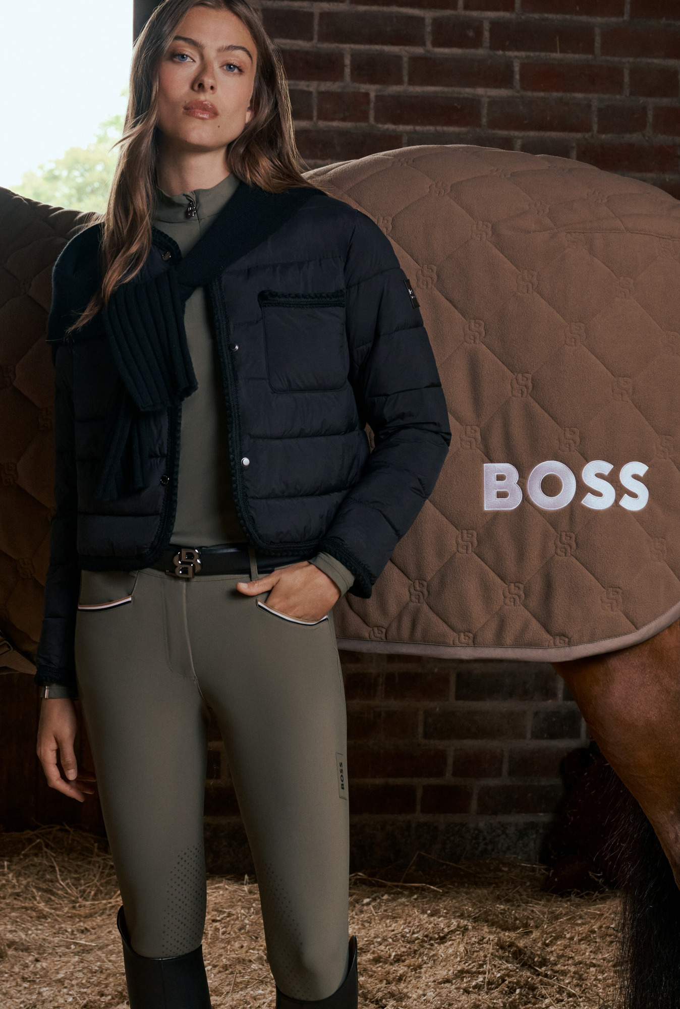BOSS Equestrian FW26 Reithose Hazel mit Knie-Grip