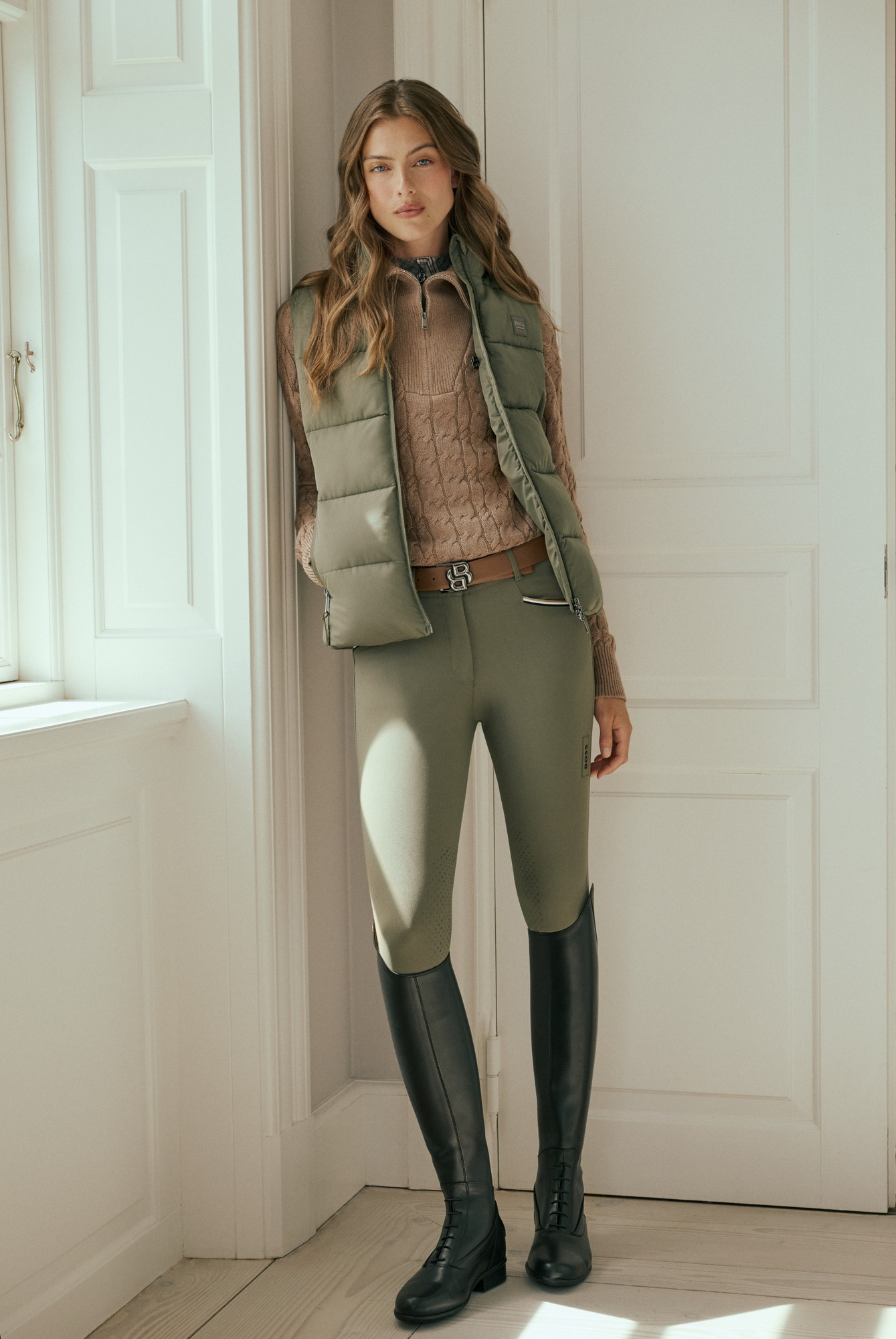 BOSS Equestrian FW26 Strickjacke Ella
