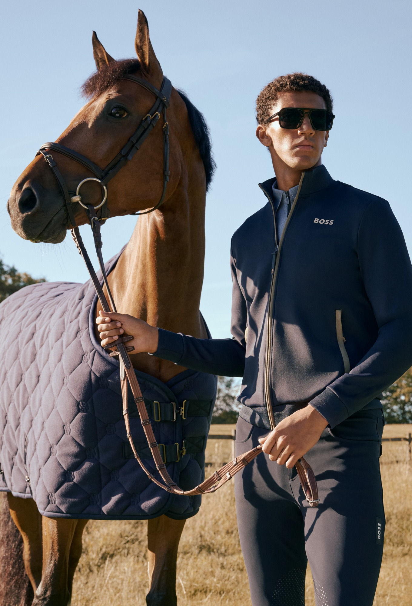 BOSS Equestrian FW26 Herren-Funktionsweste Sammy