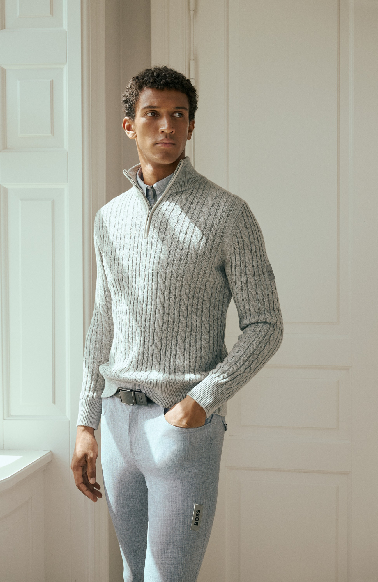 BOSS Equestrian FW26 Herren-Strickpullover Jerome