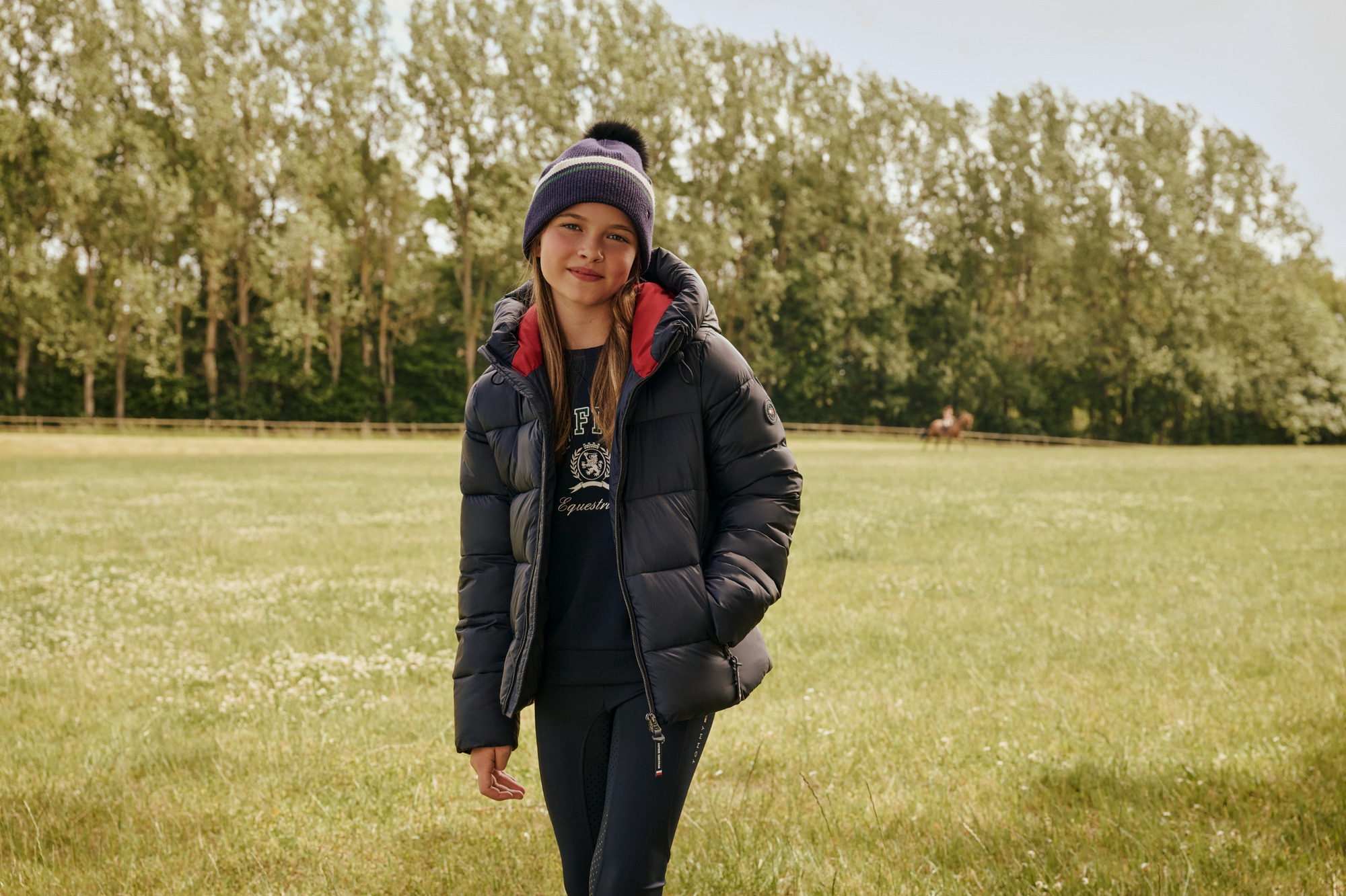Tommy Hilfiger FW26 Young Rider Sweater Campus