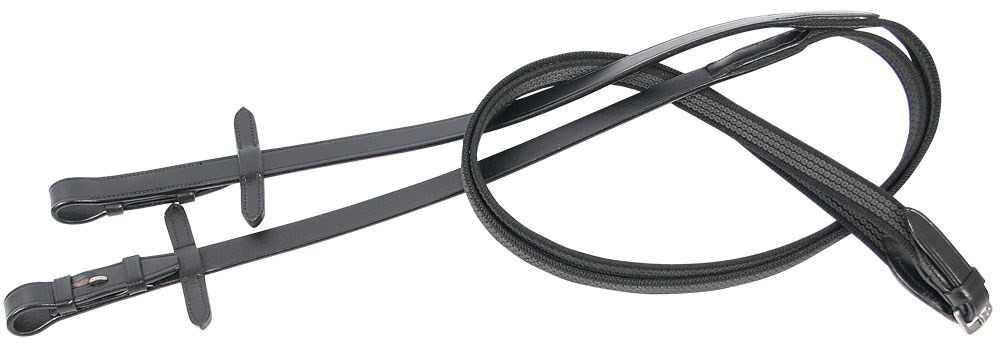 Harry's Horse Reins, Ultra Grip, Black