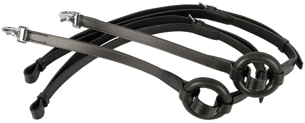 Harry's Horse Side Reins, round rings