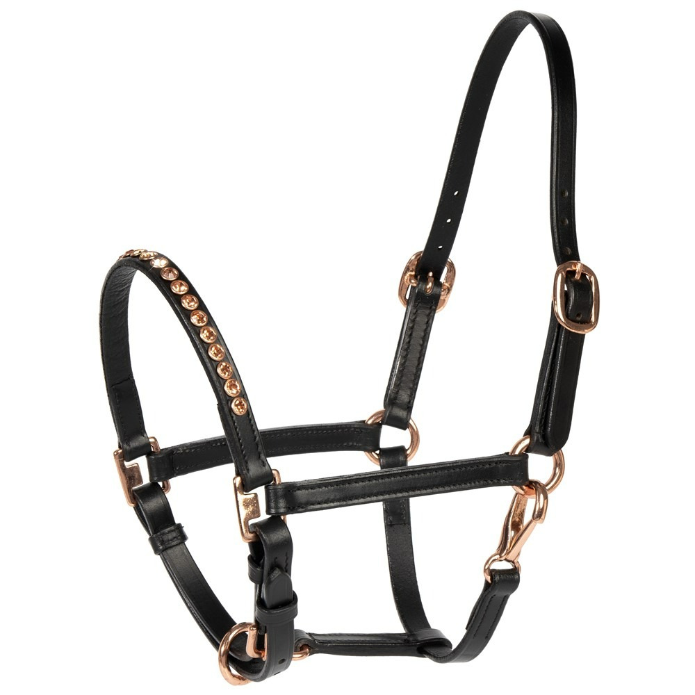 Harry's Horse Pony/veulenhalster leder Crystal Rosegold