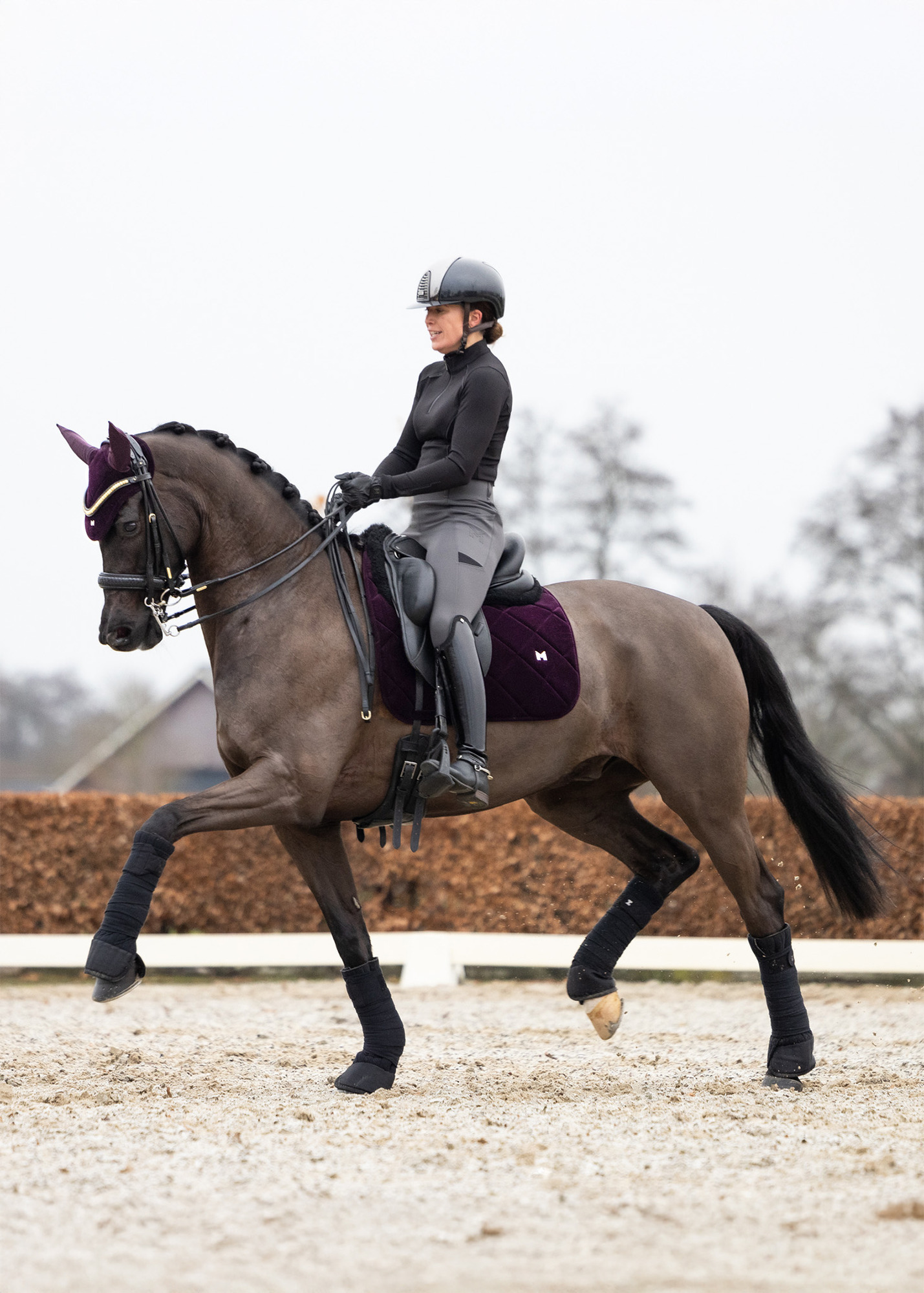 Maximilian Equestrian Velvet Dekje Dressuur
