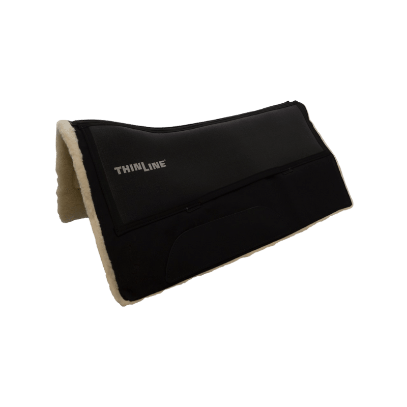 ThinLine Western Wool Comfort Saddle Pad with MESH Wither Band