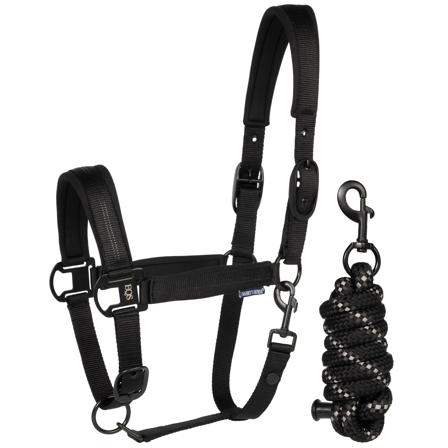 Harry's Horse Halter Set Black Edition