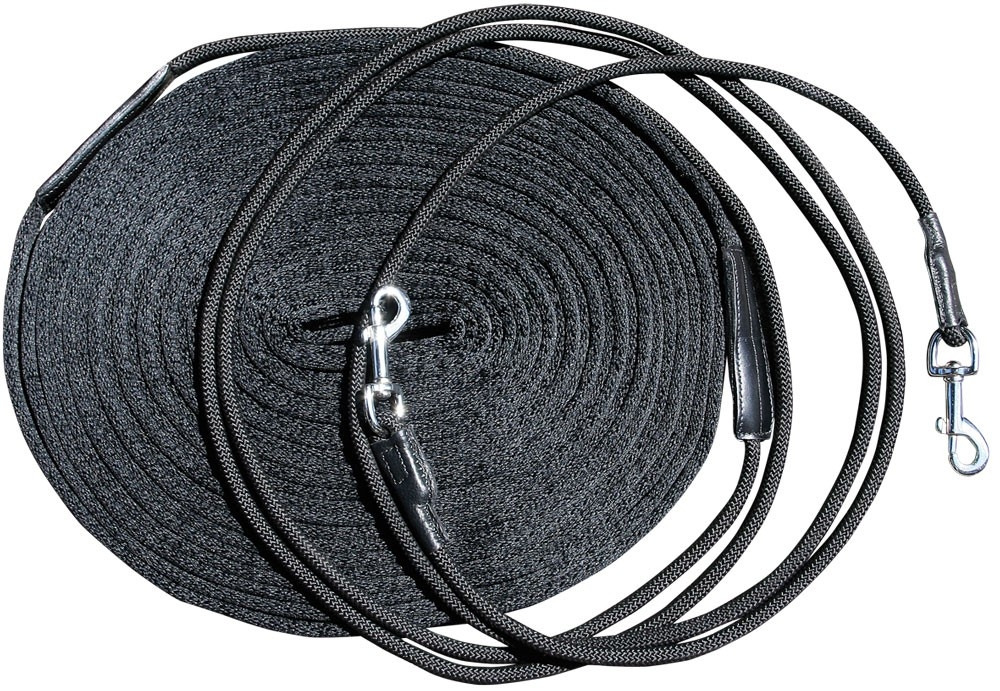 Harry's Horse double lunging draw reins black
