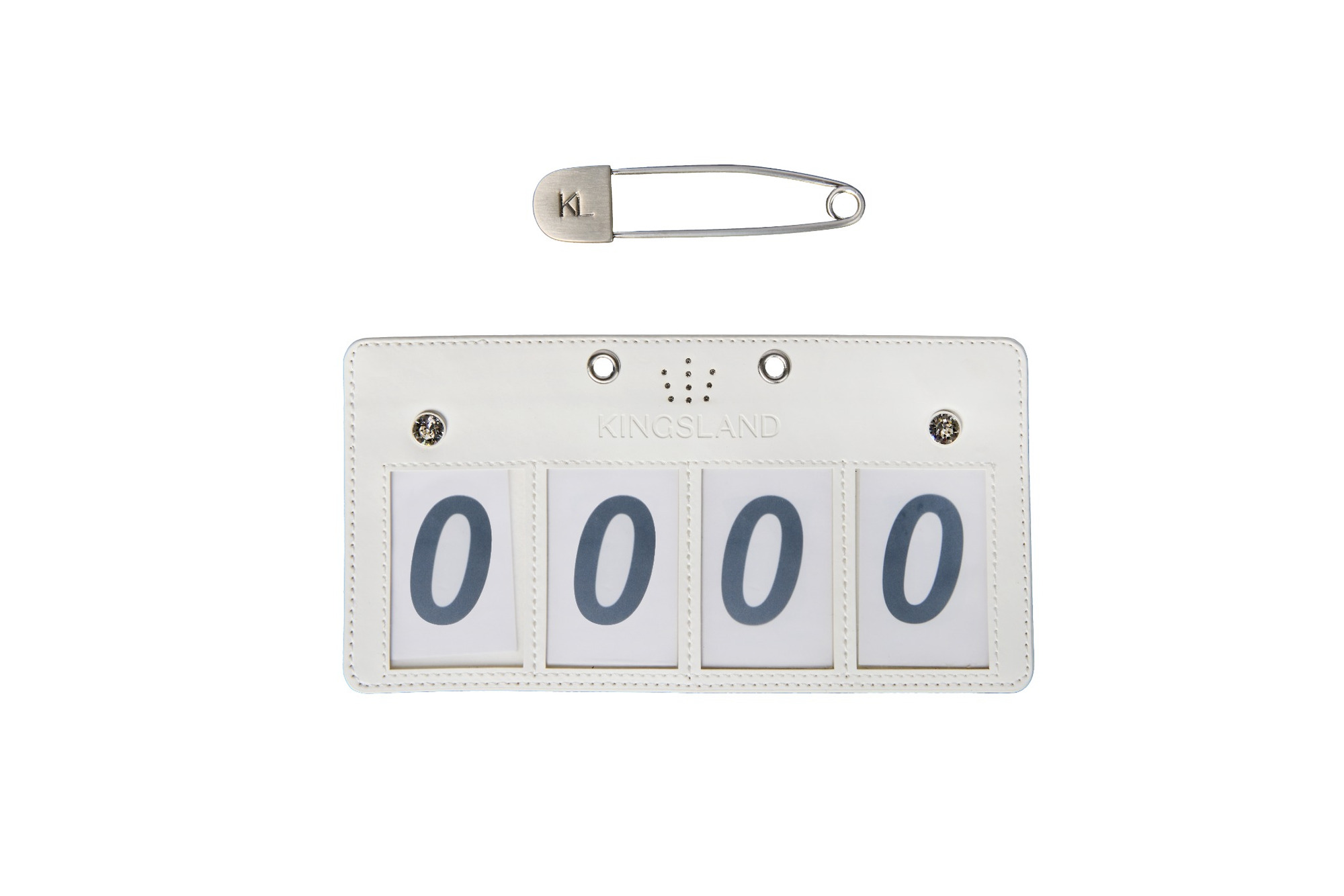 Kingsland SS26 KLMaddie Show Number Plate with 4 Numbers, 1-pack