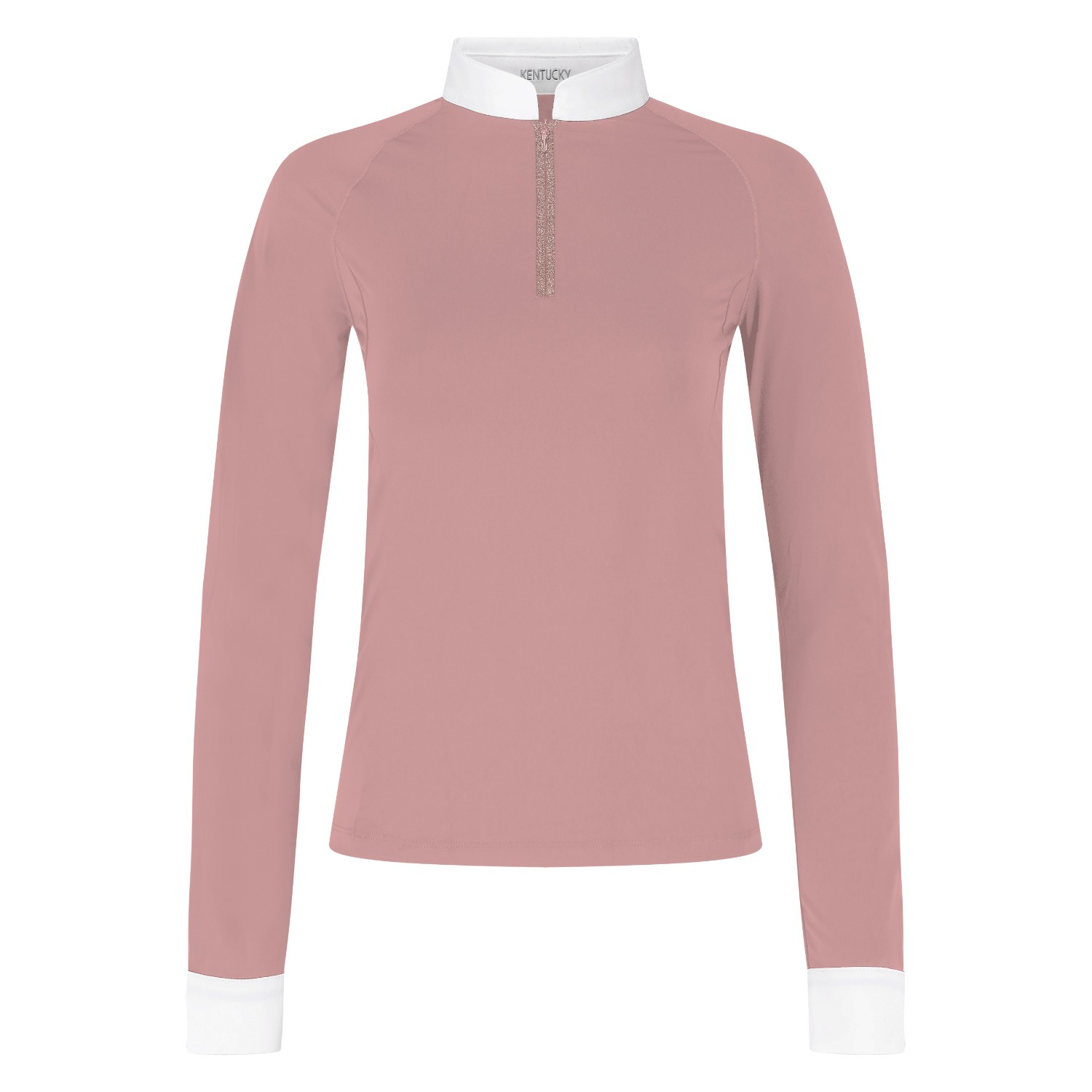 Kentucky Women&#39;s Classic Match Jersey with Glitter Zipper Long Sleeves