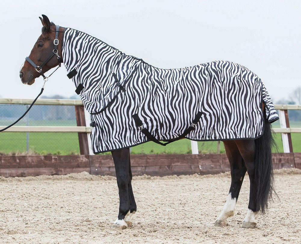 Harry's Horse Fly Rug with Detachable Neck, zebra