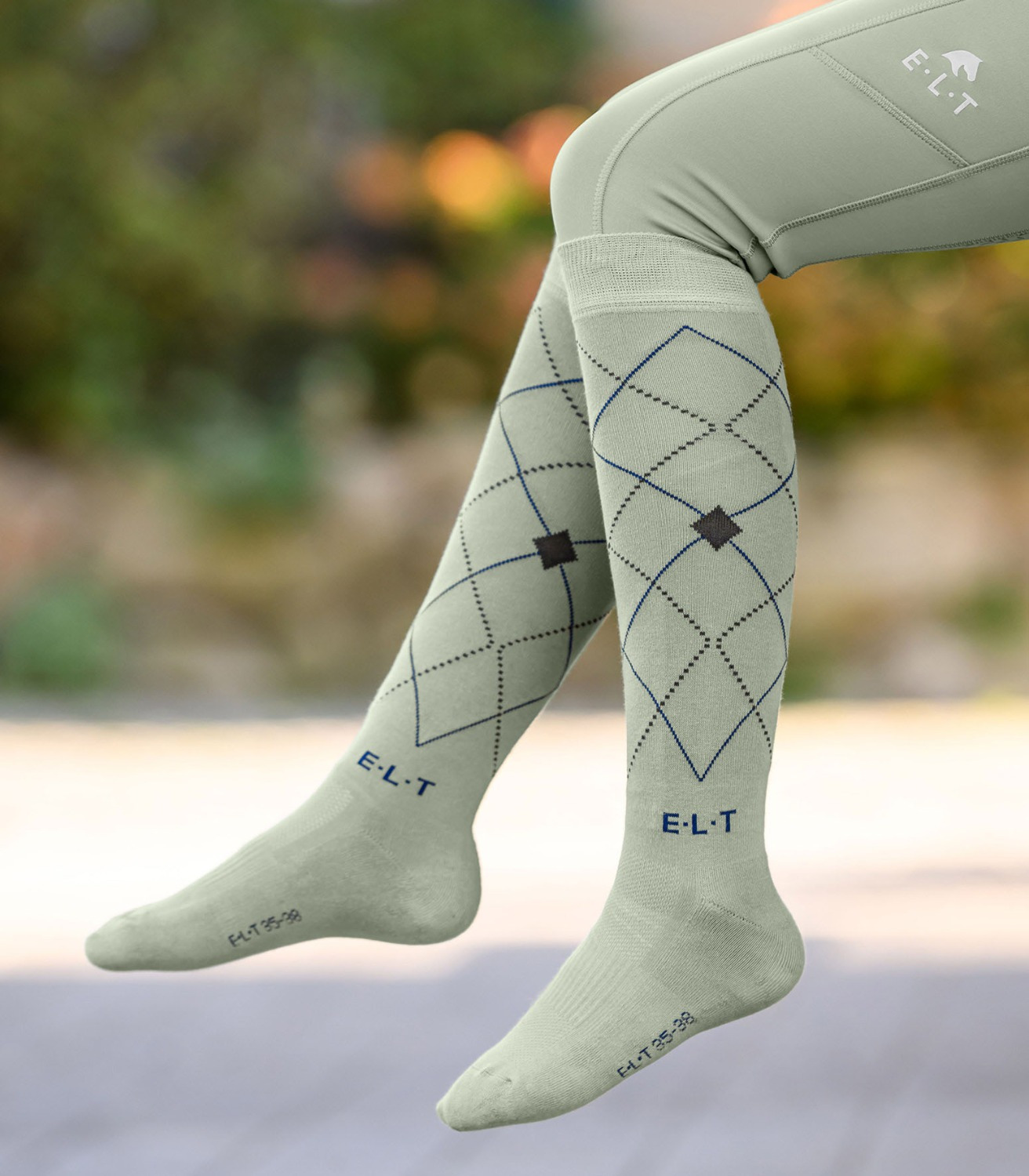 ELT FW26 Rijsokken Argyle