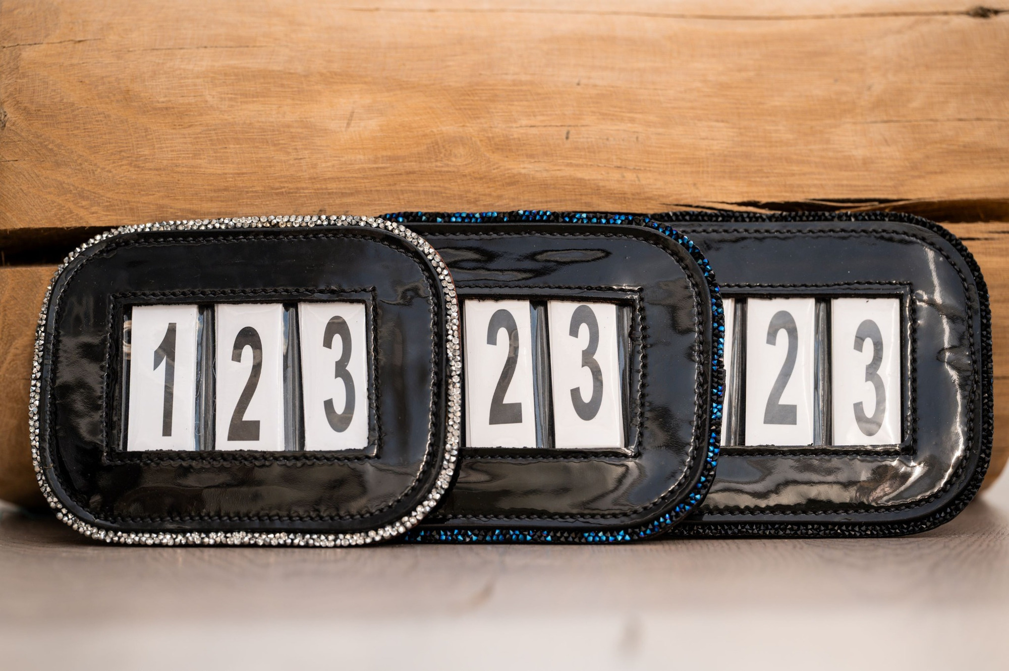 HB Showtime Bridle Numbers Patent Leather Glitter