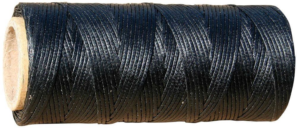 Waxed plaiting thread