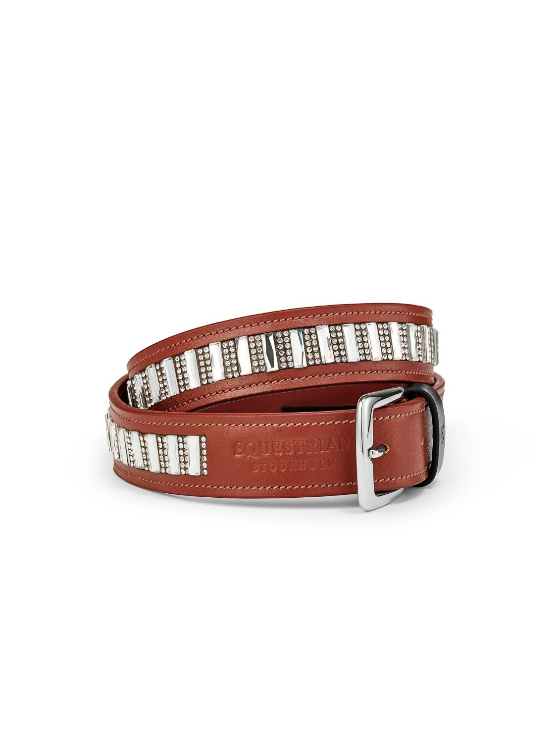 Equestrian Stockholm Contest Belt Amber Rose