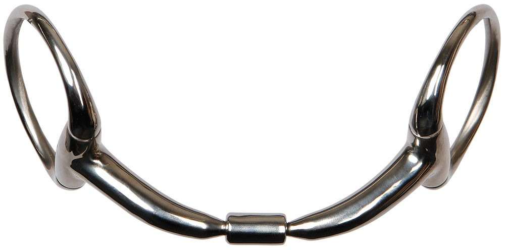 Harry's Horse Anatomical Double Jointed Eggbutt Snaffle Roll-R 14 mm