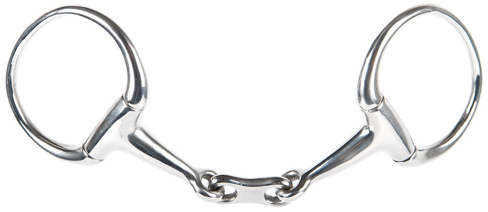 Harry's Horse Eggbut snaffle, french mouth flat link 13mm