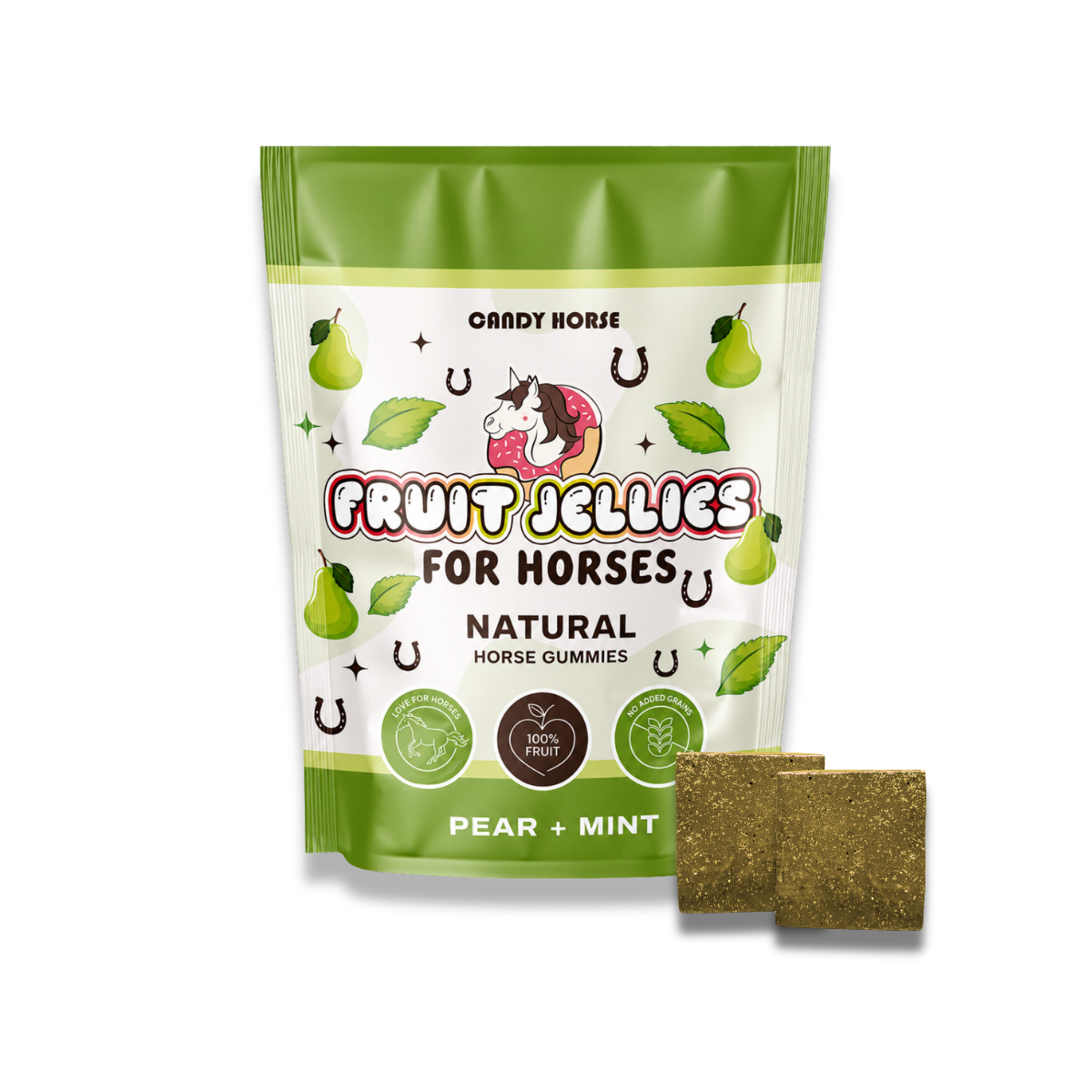 Candy Horse Pear + Mint Fruit Jellies