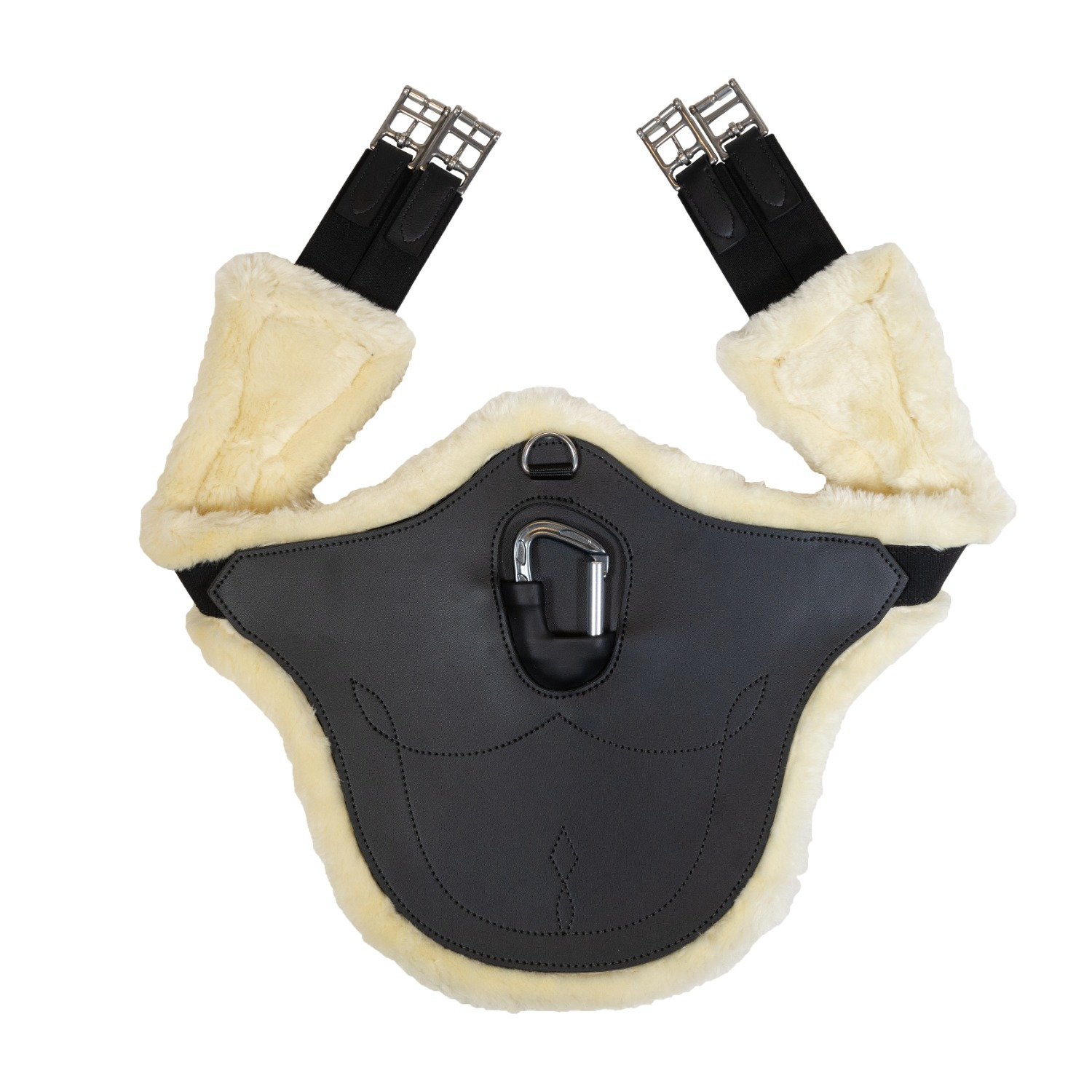 Kentucky Anatomischer Stollenschutzgurt mit Lammfell
