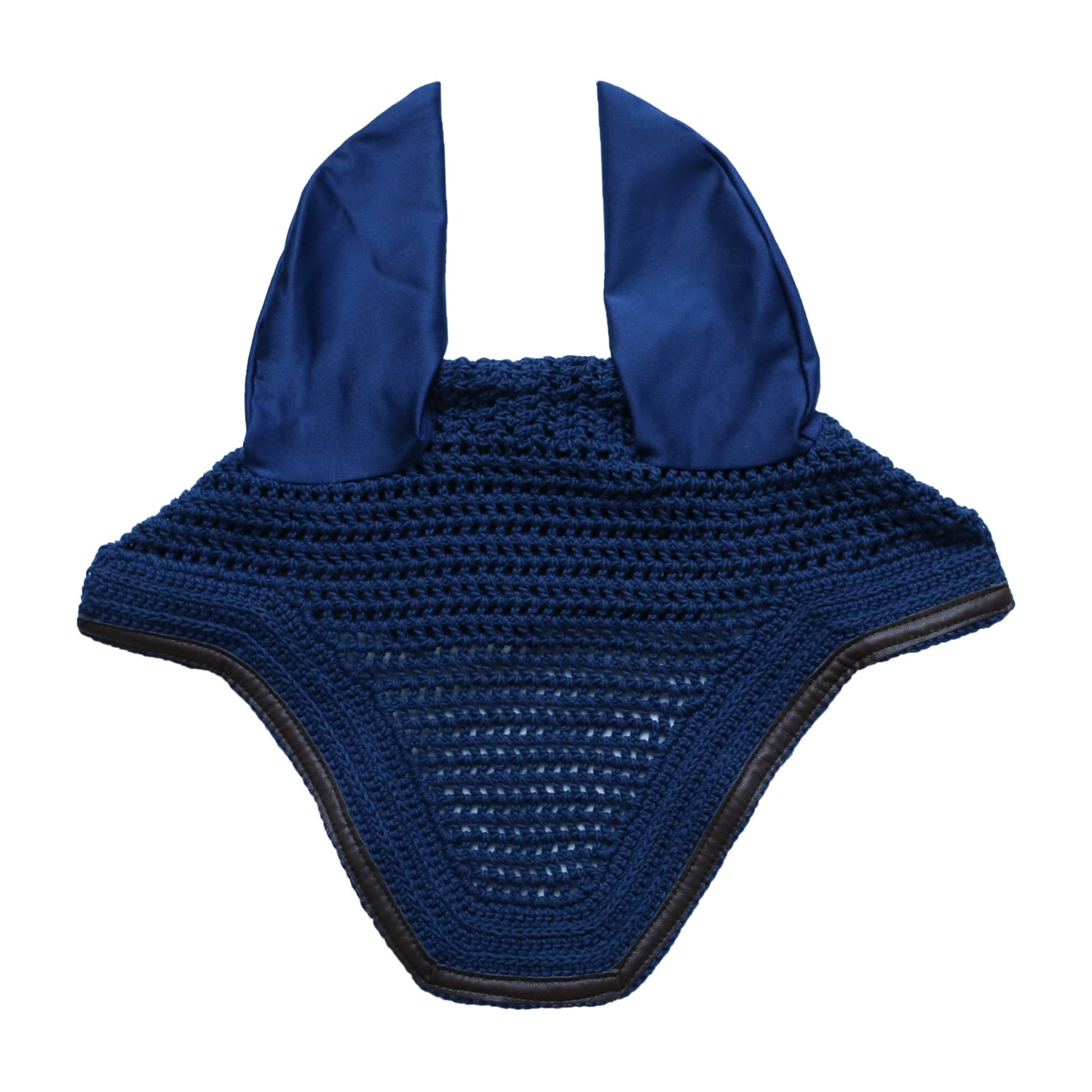 Kentucky Fly veil Wellington leather dark navy pony