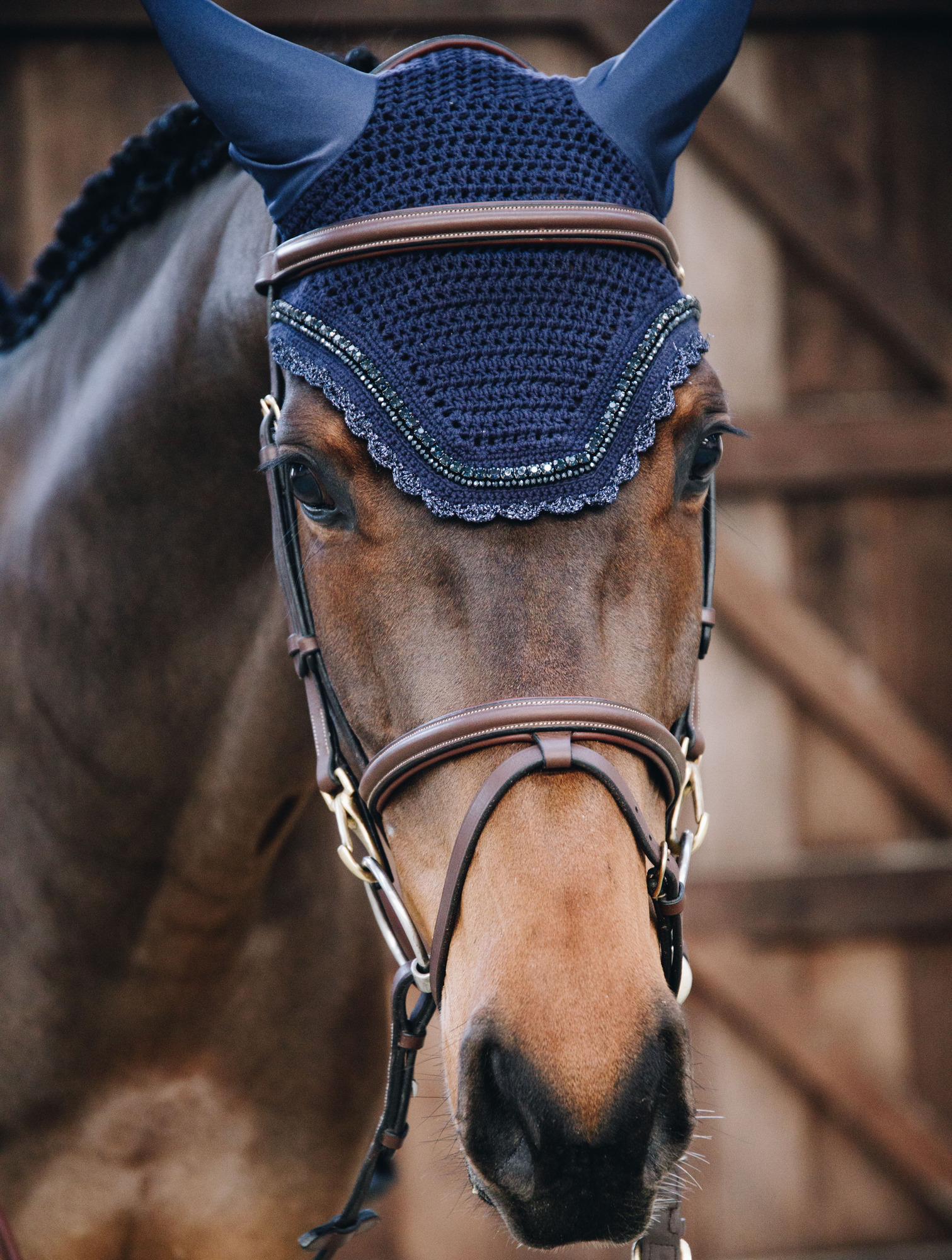 Kentucky Fly Veil Wellington Stone & Pearl