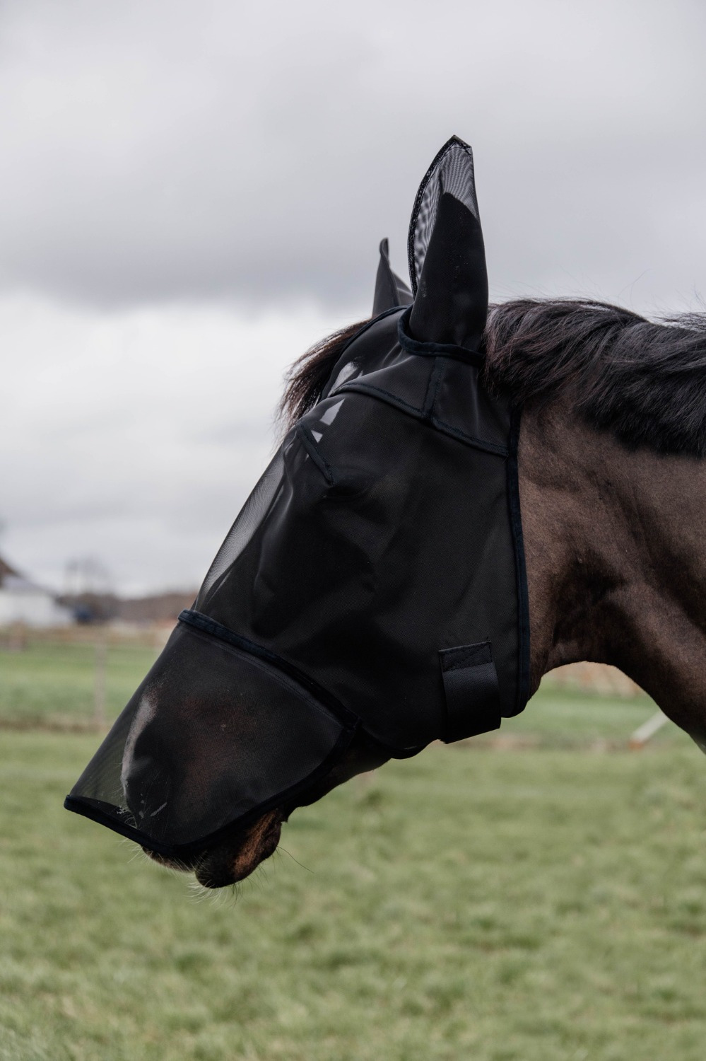 Kentucky Fliegenmaske Classic mit Ohren und Nasenschutz