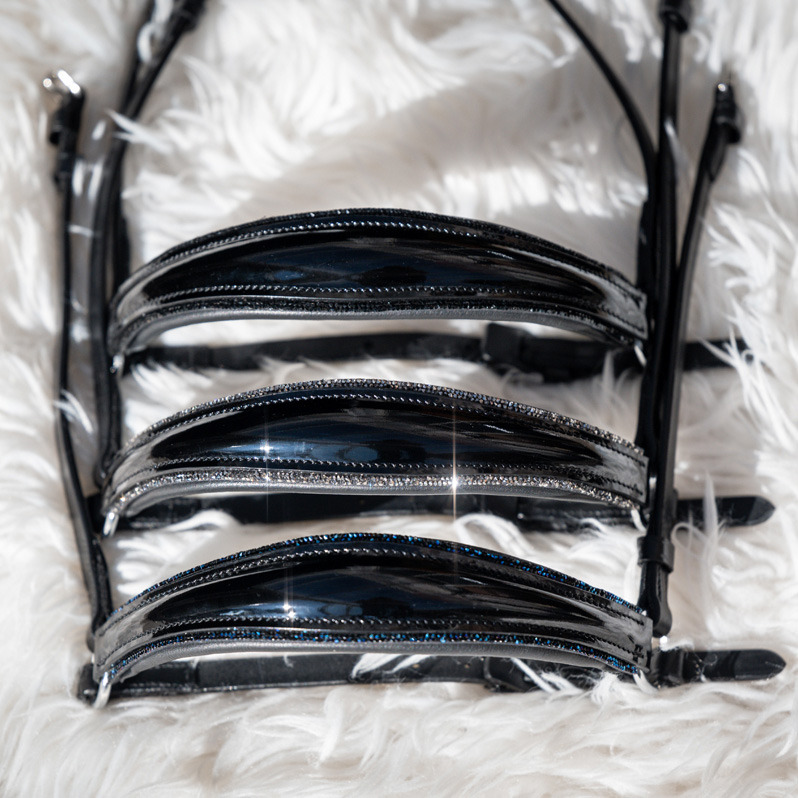 HB Showtime Glitter Dressage Noseband