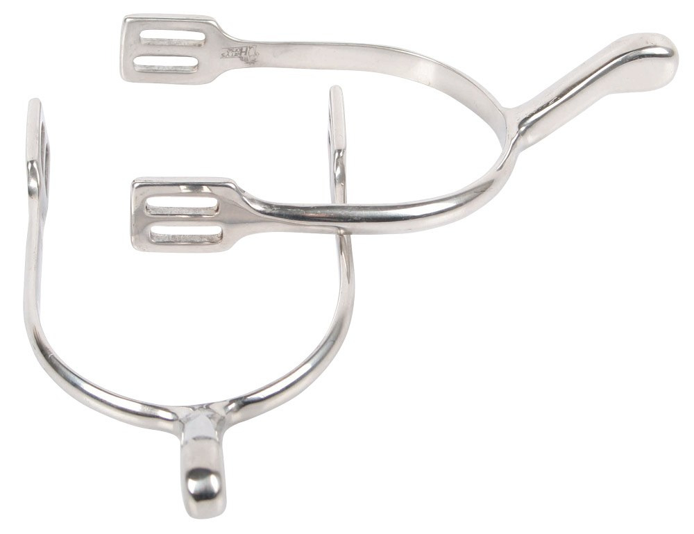 Harry's Horse Stainless Steel Swan Neck Spurs
