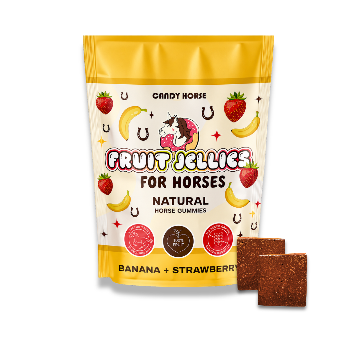 Candy Horse Fruit Jellies Banana + Strawberry