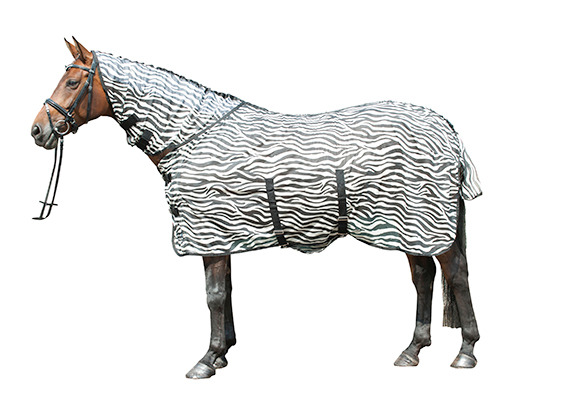HKM Fly Rug Zebra with neck