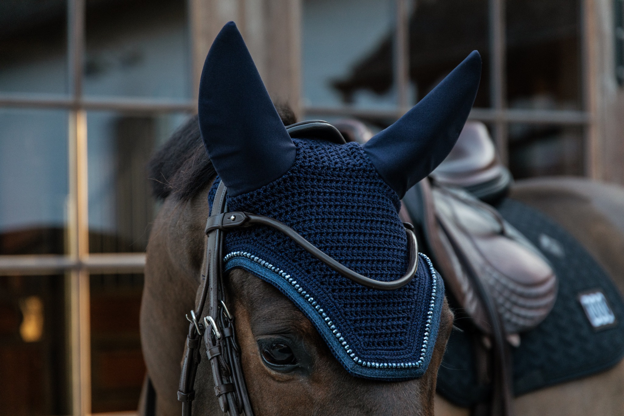 Kentucky Fly Veil Wellington Soundless Glitter