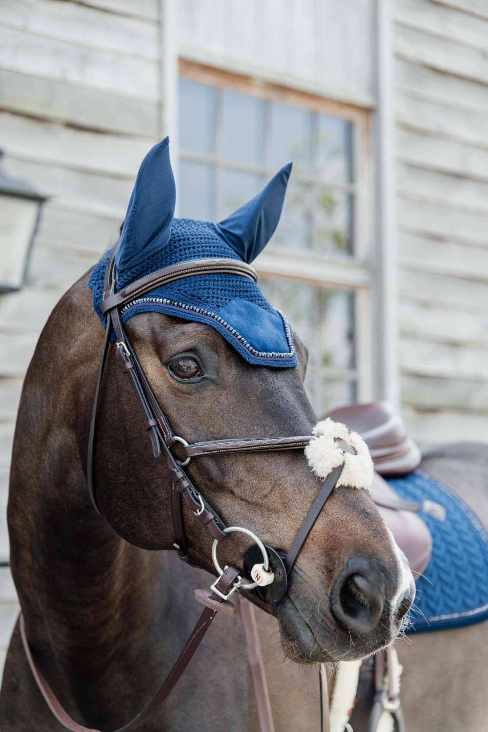 Kentucky Fliegenhaube Wellington Velvet Pearls Soundless