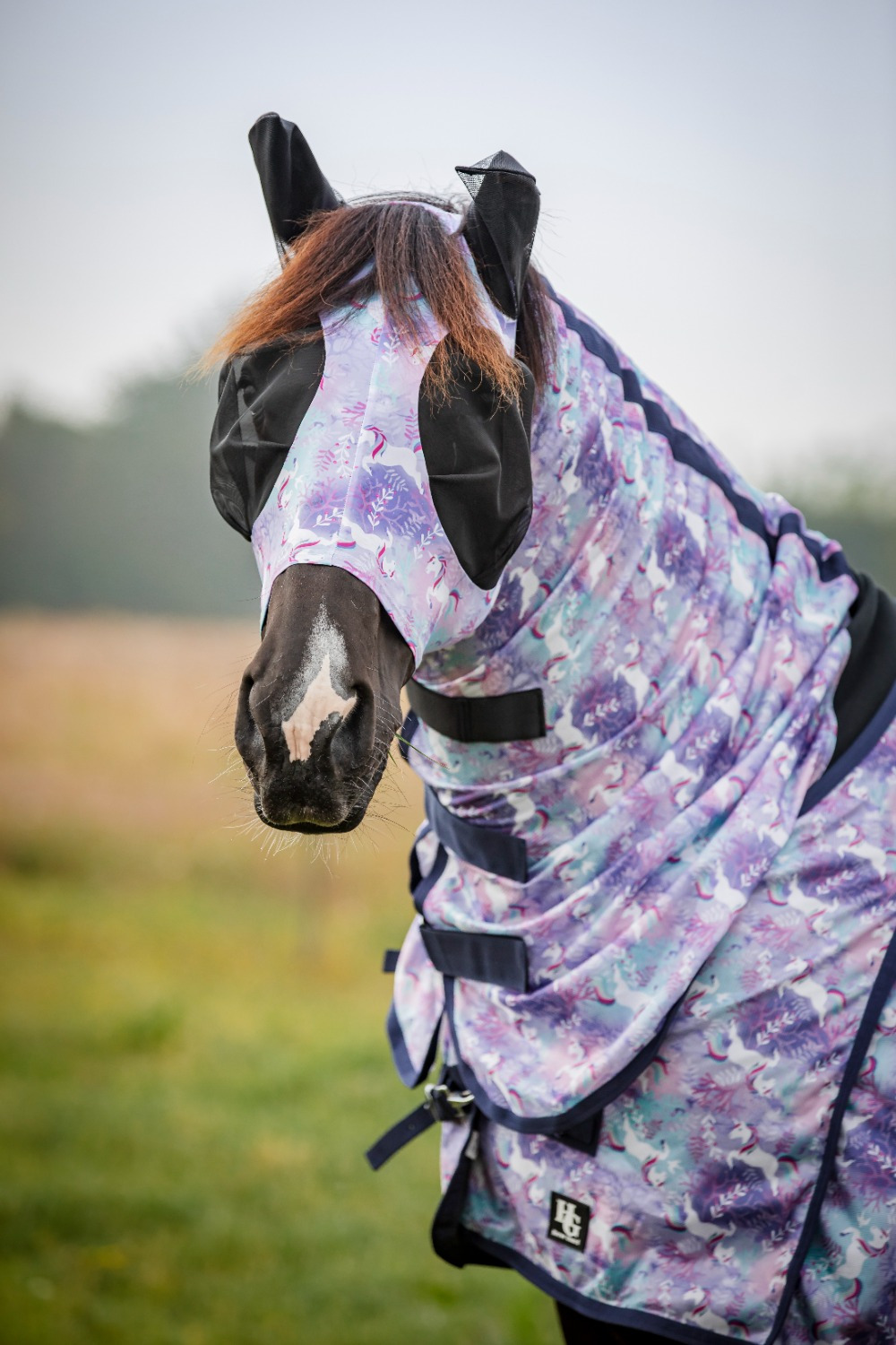 HorseGuard SS26 bedruckte Fliegenmaske