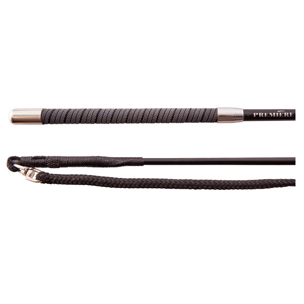 Premiere Deimos Lunging Whip Black