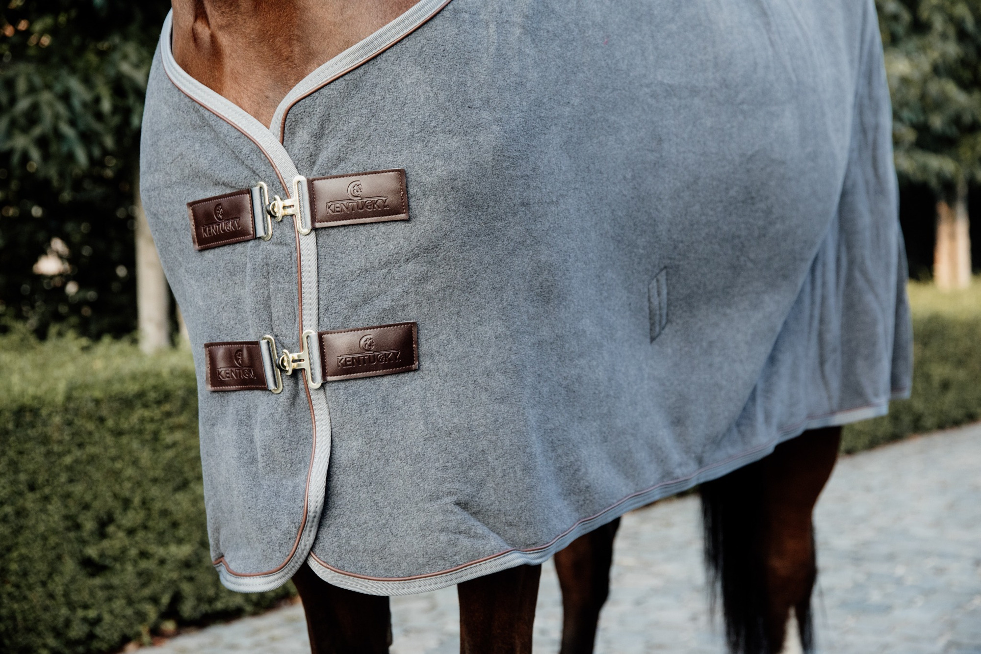 Kentucky Heavy Fleece Rug Grey