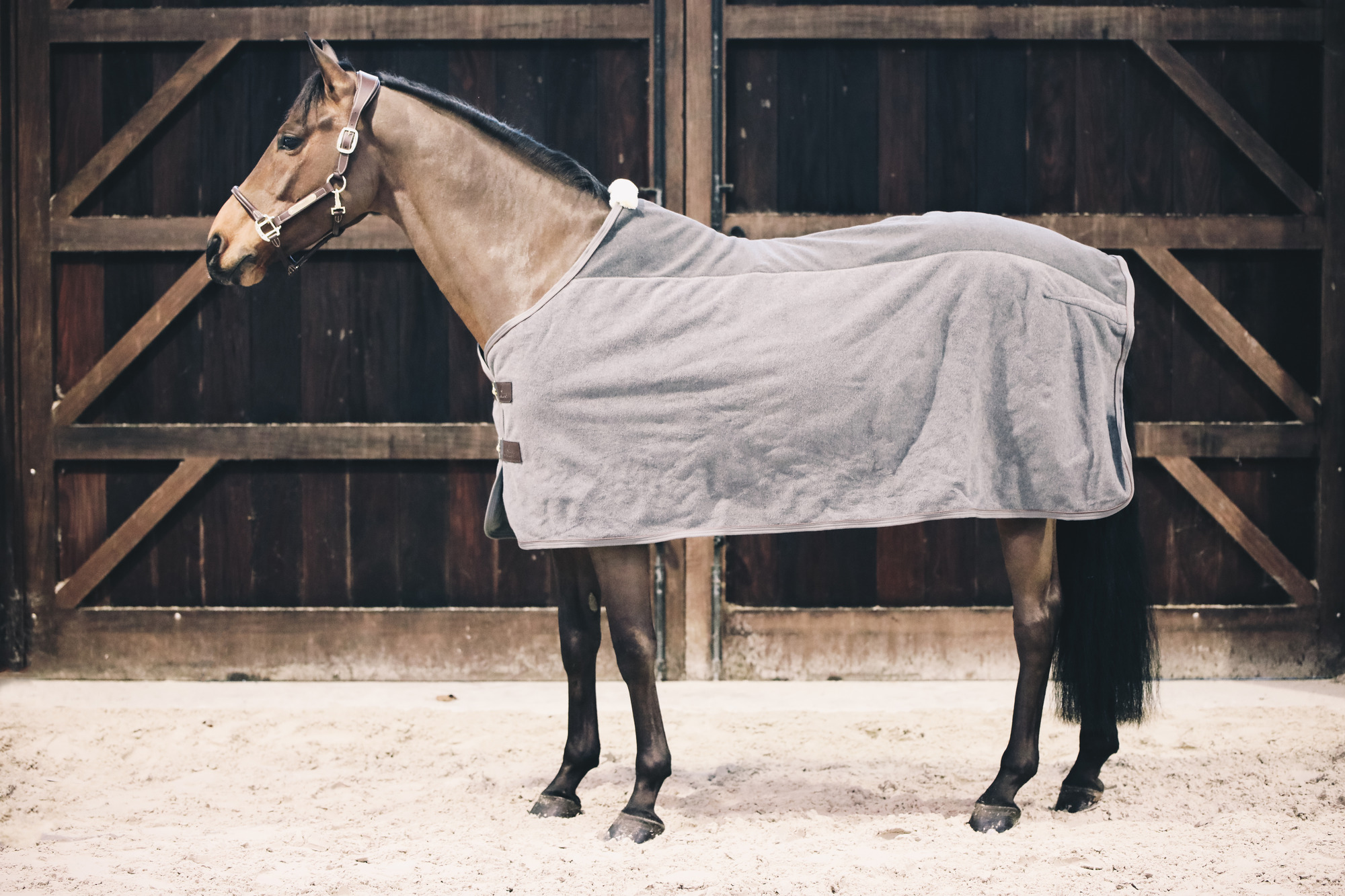 Kentucky Heavy Fleece Rug Grey