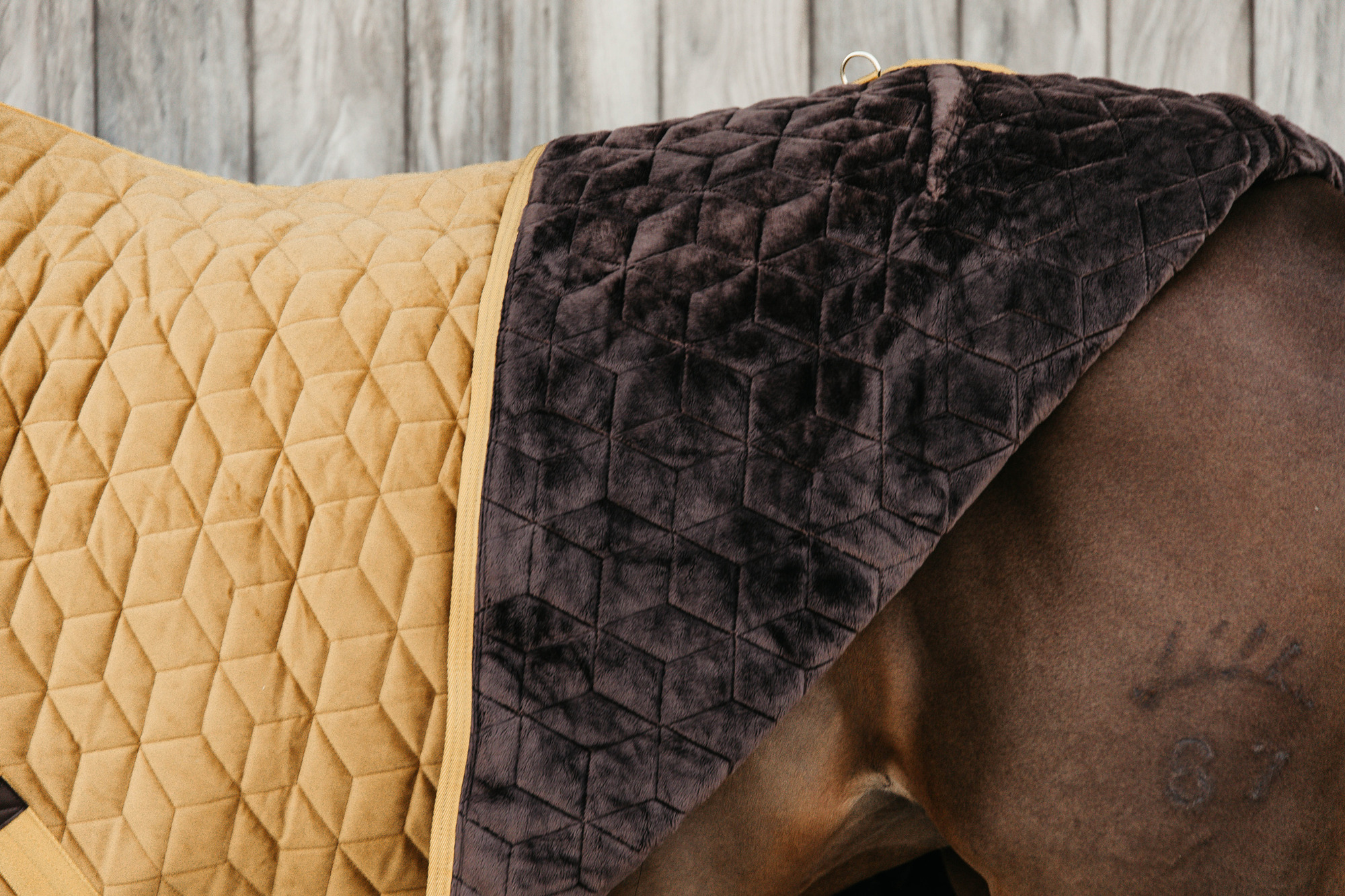 Kentucky Show Rug Velvet 160g Mustard