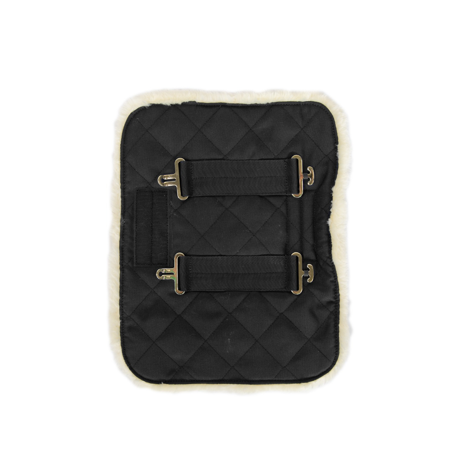 Kentucky Brustverbreiter Quilted aus veganem Fell mit 2 Verschlüssen