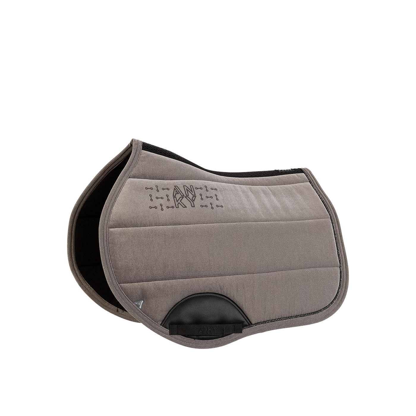 ANKY FW25 Velvet All-Purpose Saddle Pad Silver